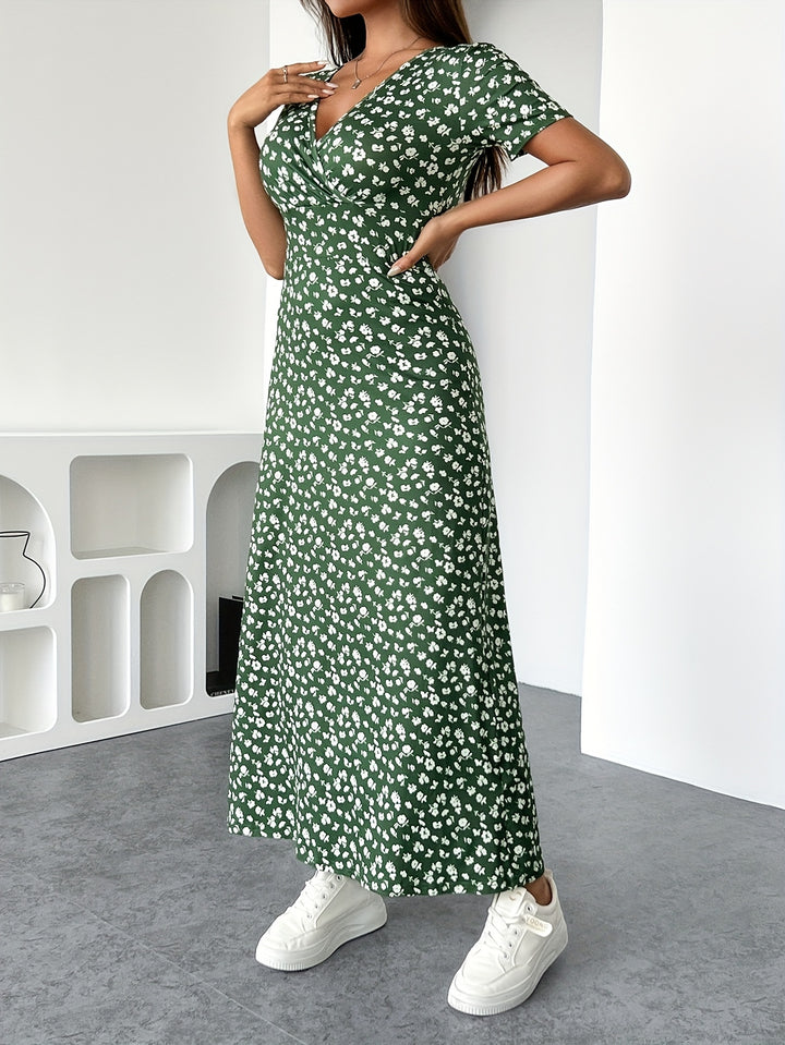 Monica | Floral Wrap Maxi Dress