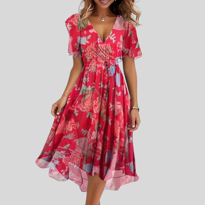 Valerie | Elegant Summer Midi Dress