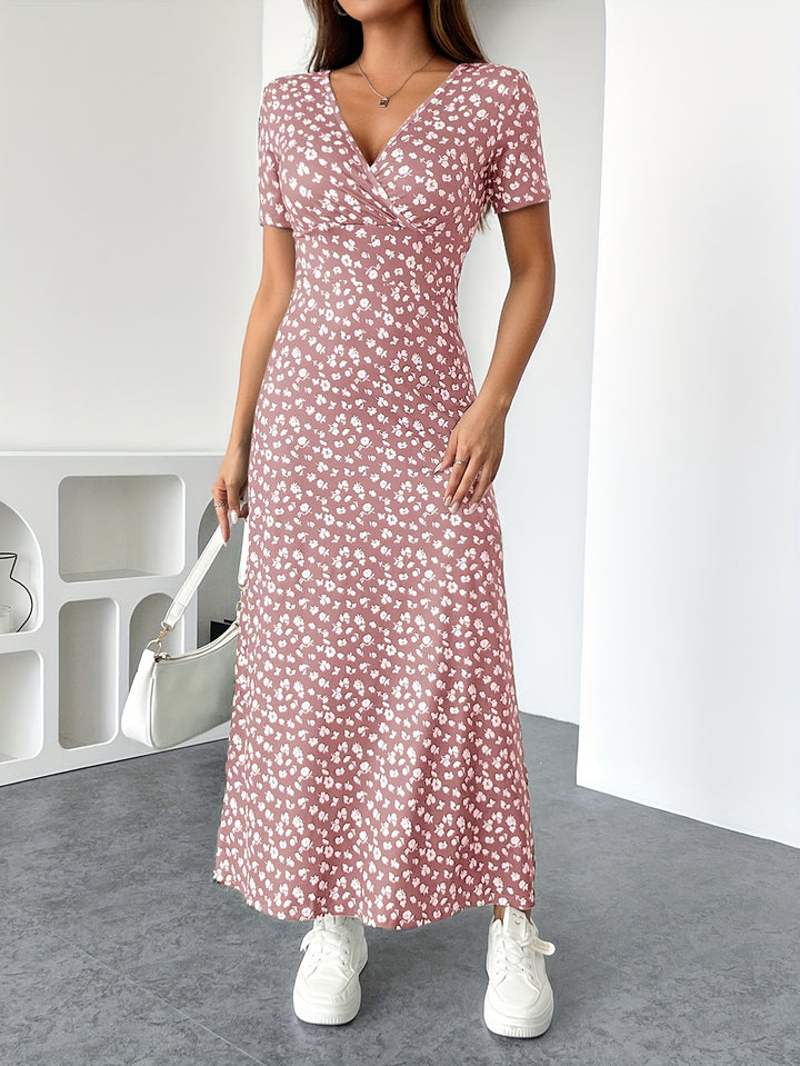 Monica | Floral Wrap Maxi Dress