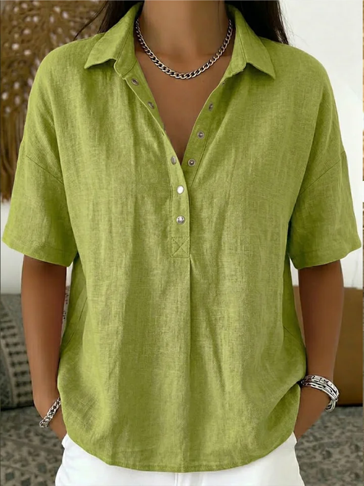 Elaine | Relaxed Collar Blouse