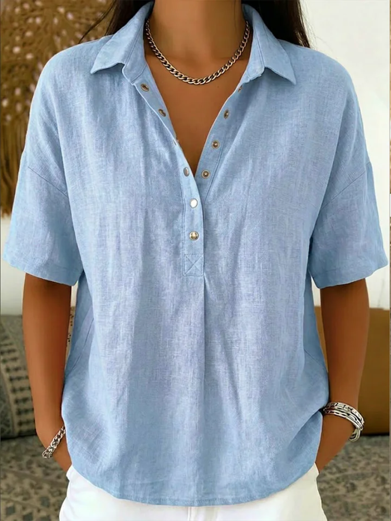 Elaine | Relaxed Collar Blouse