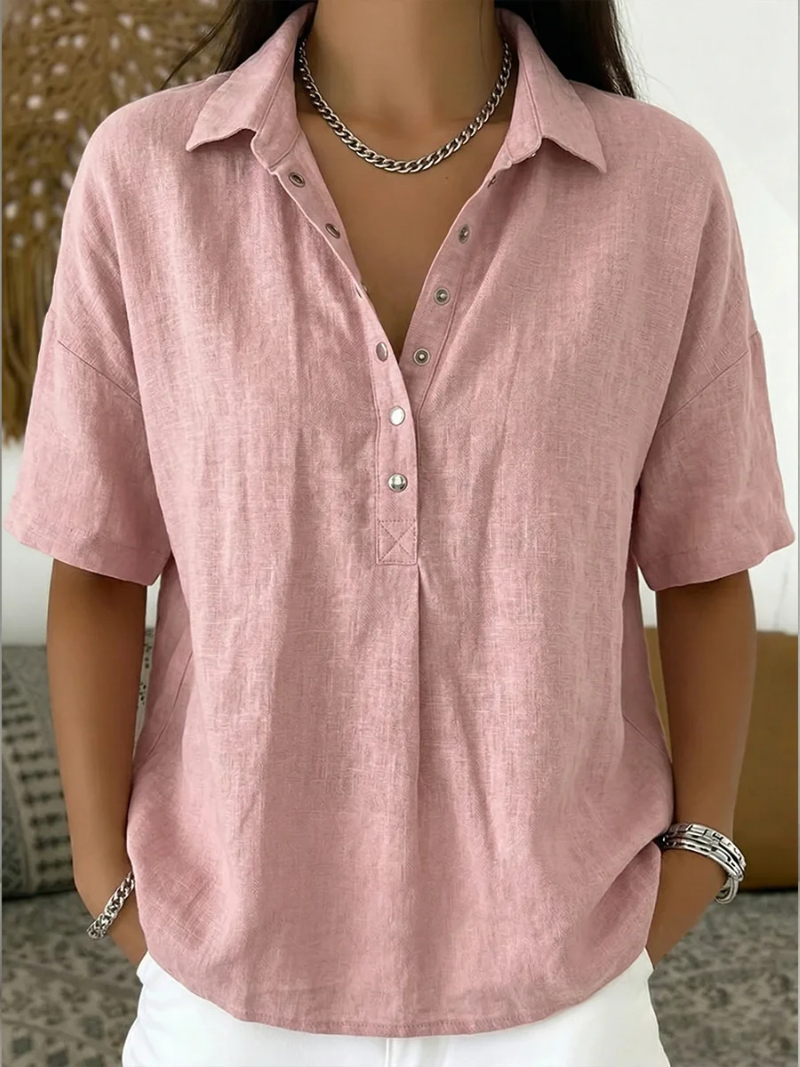 Elaine | Relaxed Collar Blouse