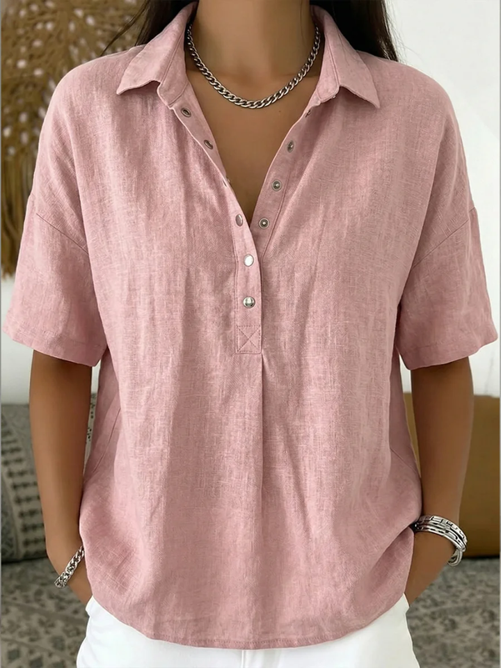 Elaine | Relaxed Collar Blouse