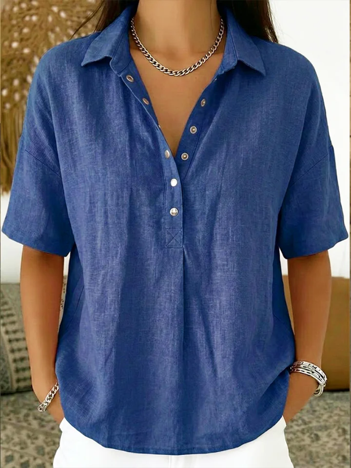 Elaine | Relaxed Collar Blouse