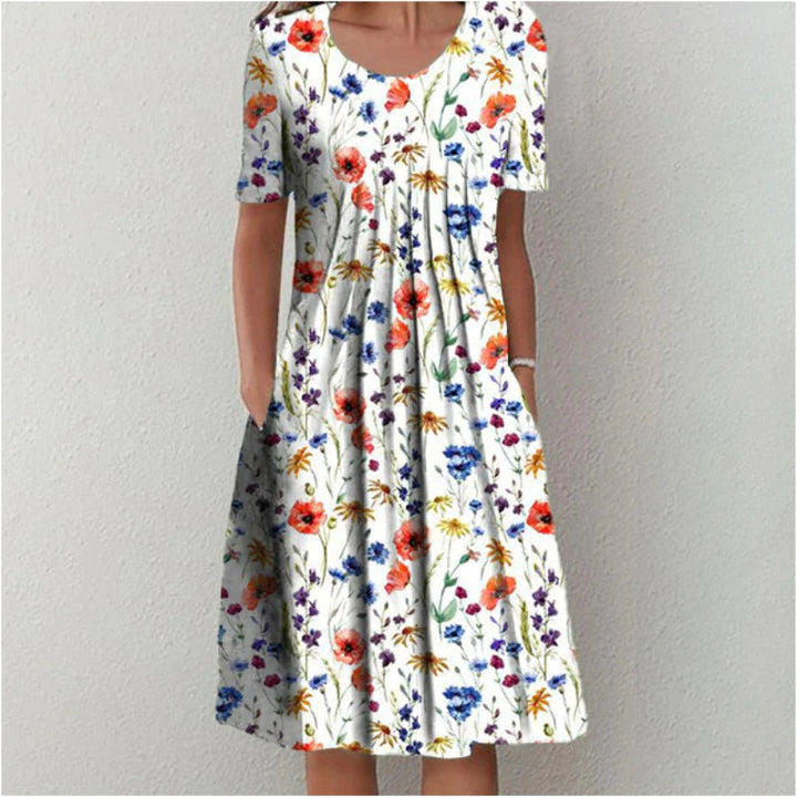 Gloria | Tummy-Friendly Floral Summer Dress