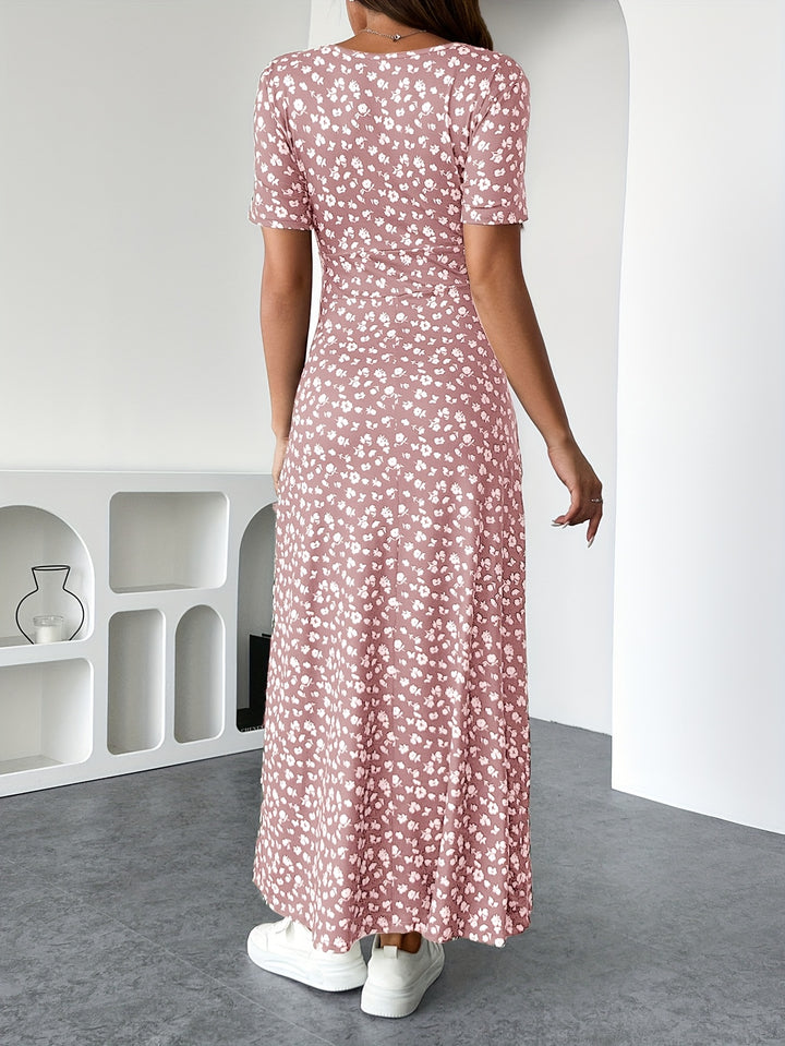 Monica | Floral Wrap Maxi Dress