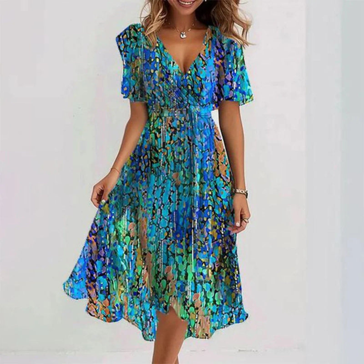 Valerie | Elegant Summer Midi Dress