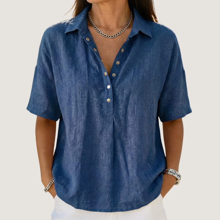 Elaine | Relaxed Collar Blouse