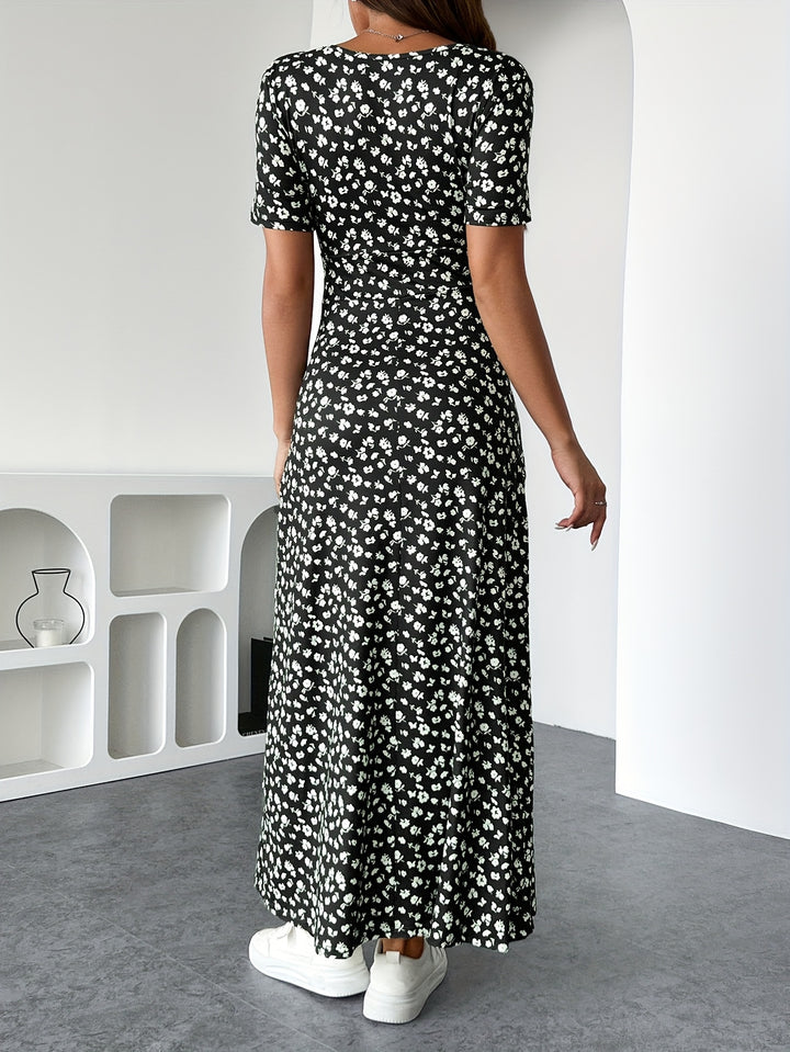 Monica | Floral Wrap Maxi Dress