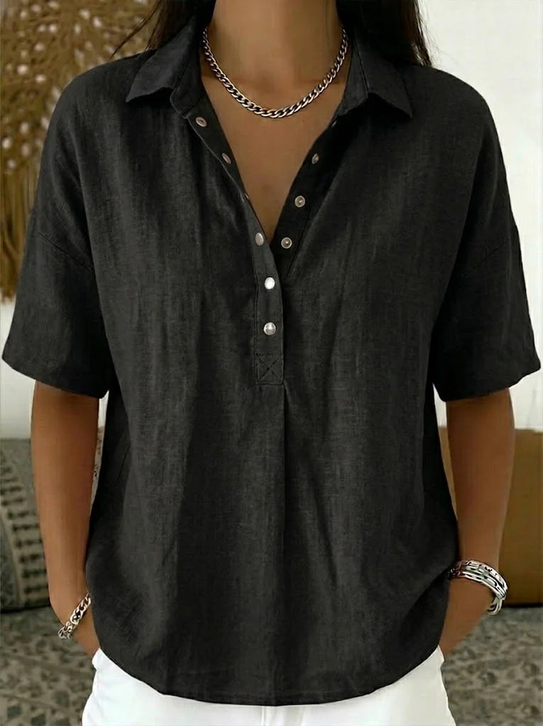 Elaine | Relaxed Collar Blouse