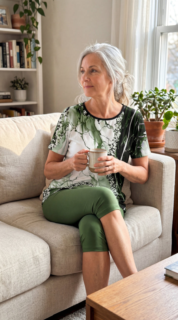 Sandra | Printed Two-Piece Comfort Set