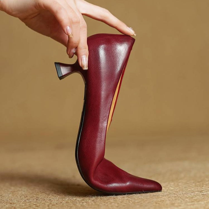Serane Leather Heels