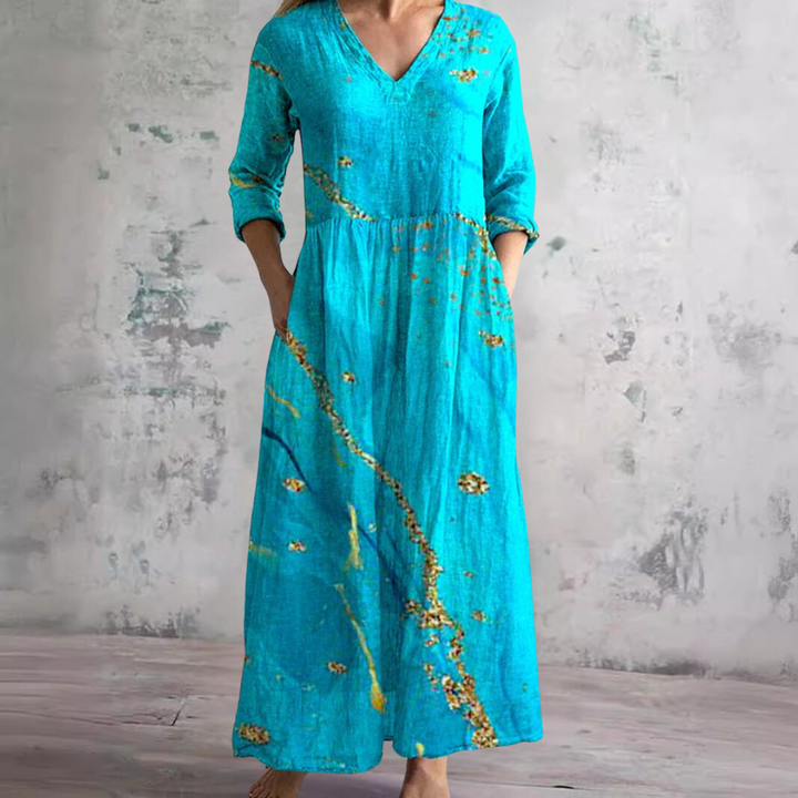 Adeline | Relaxed Floral Maxi Dress