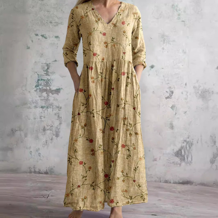 Adeline | Relaxed Floral Maxi Dress