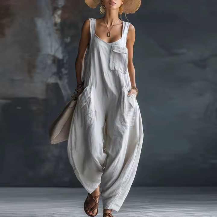 Marcella | Relaxed Pocket Jumpsuit