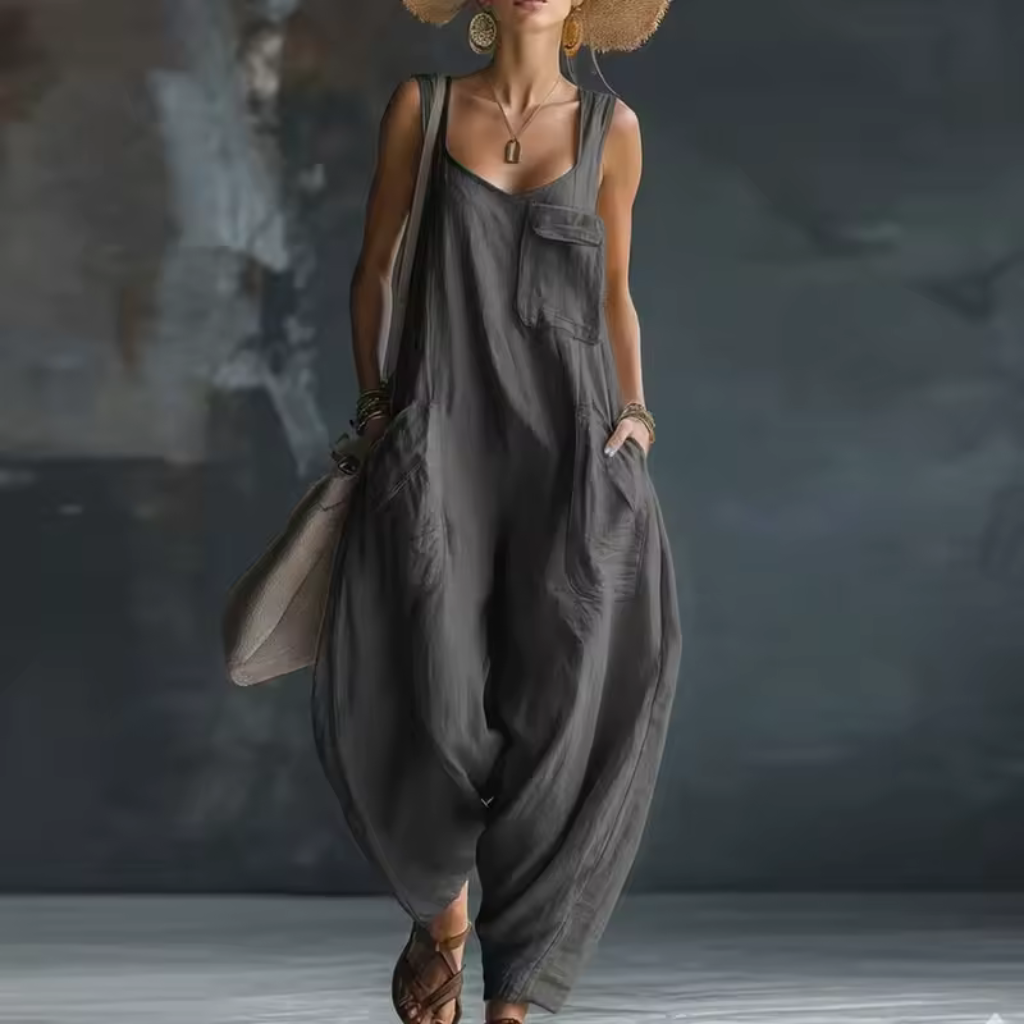 Marcella | Relaxed Pocket Jumpsuit
