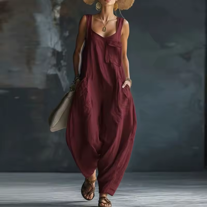 Marcella | Relaxed Pocket Jumpsuit