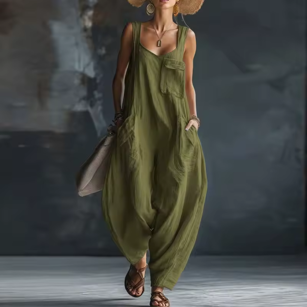 Marcella | Relaxed Pocket Jumpsuit