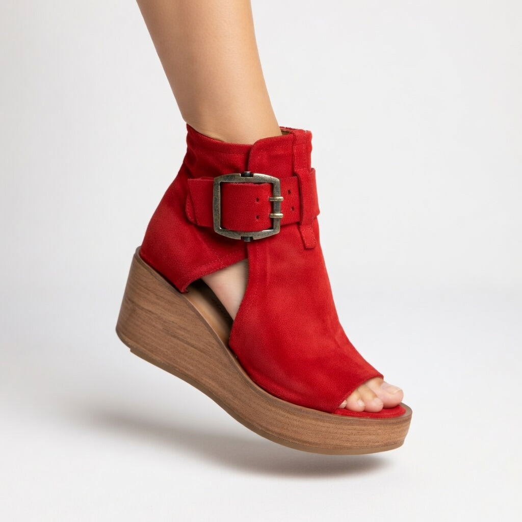 Marielle | Orthopedic Open Wedge Booties