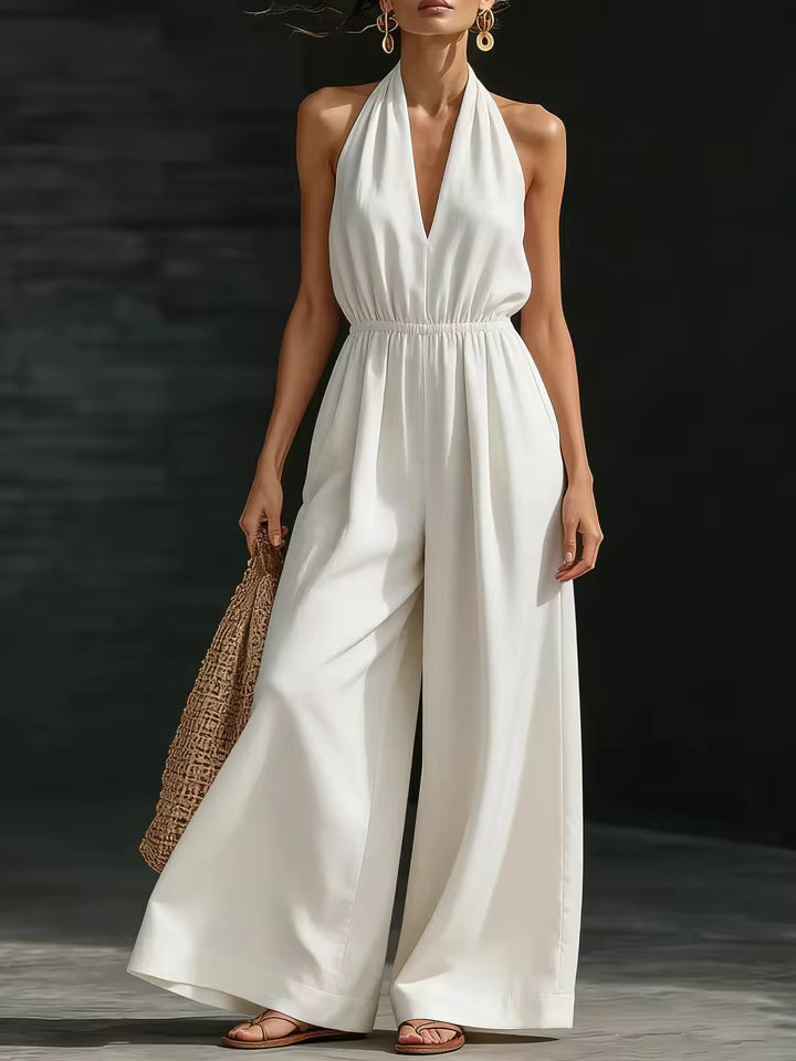 Isadora | Elegant Halter Jumpsuit