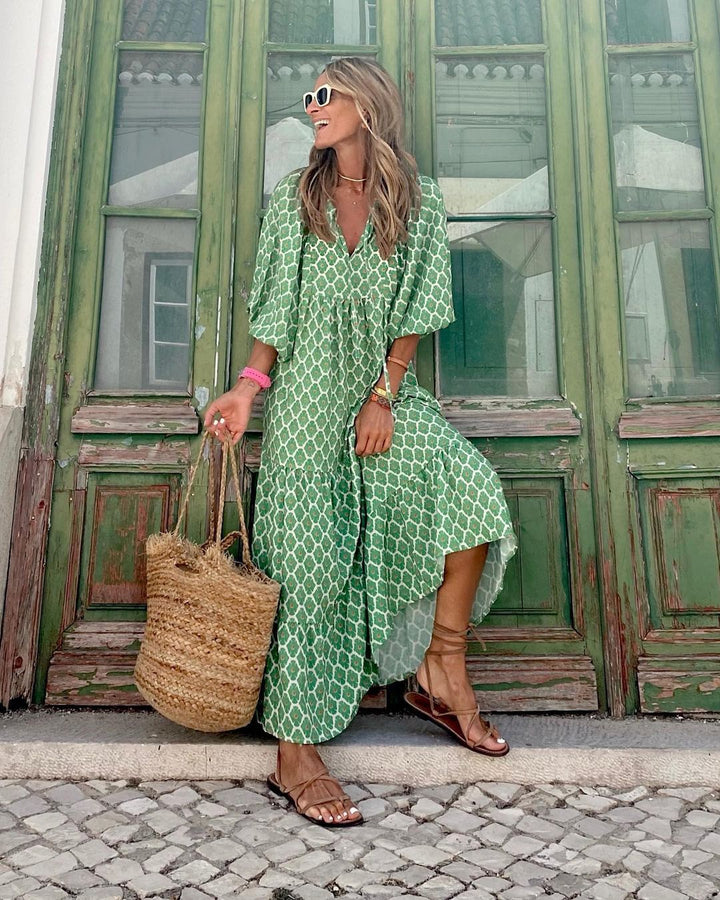 Cora | Boho Maxi Dress