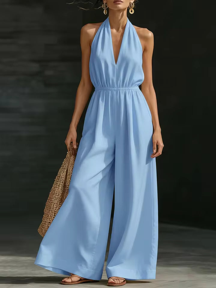 Isadora | Elegant Halter Jumpsuit