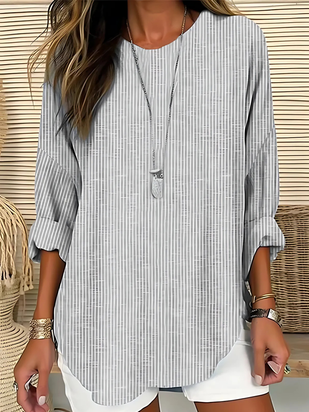 Denise | Relaxed Striped Blouse