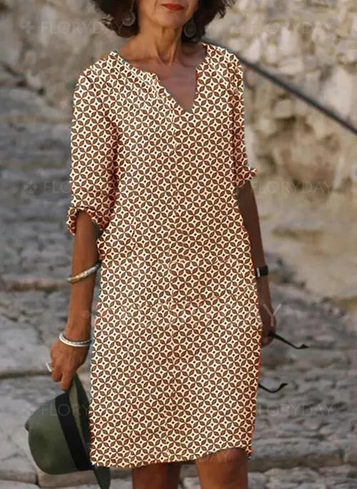 Judith | Vintage Knee-Length Summer Dress