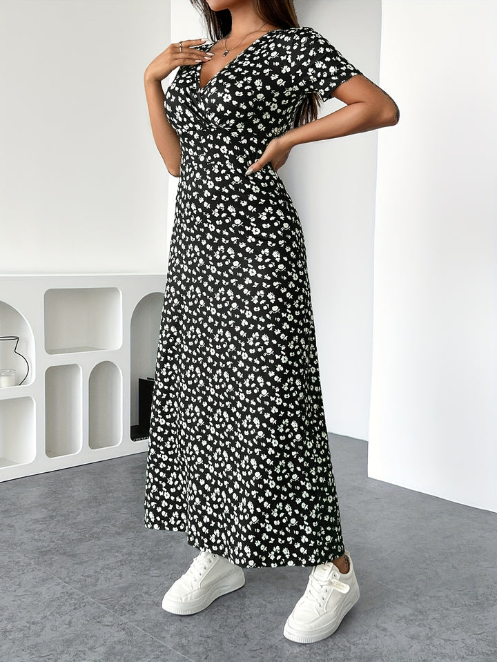 Monica | Floral Wrap Maxi Dress