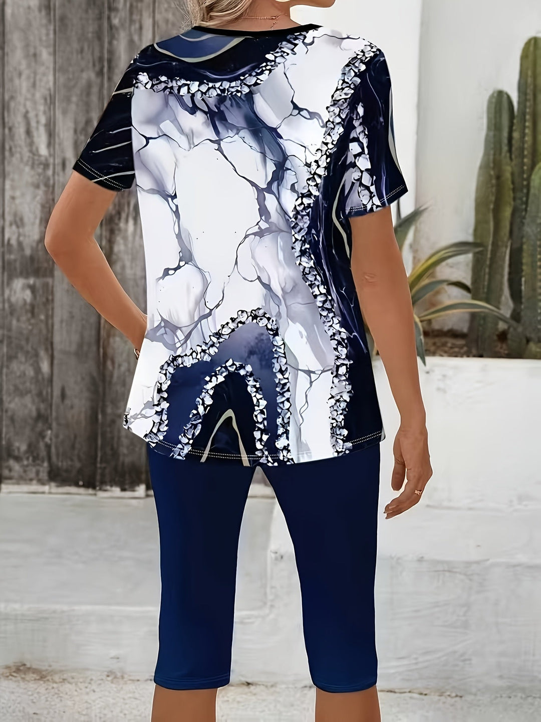Sandra | Printed Two-Piece Comfort Set