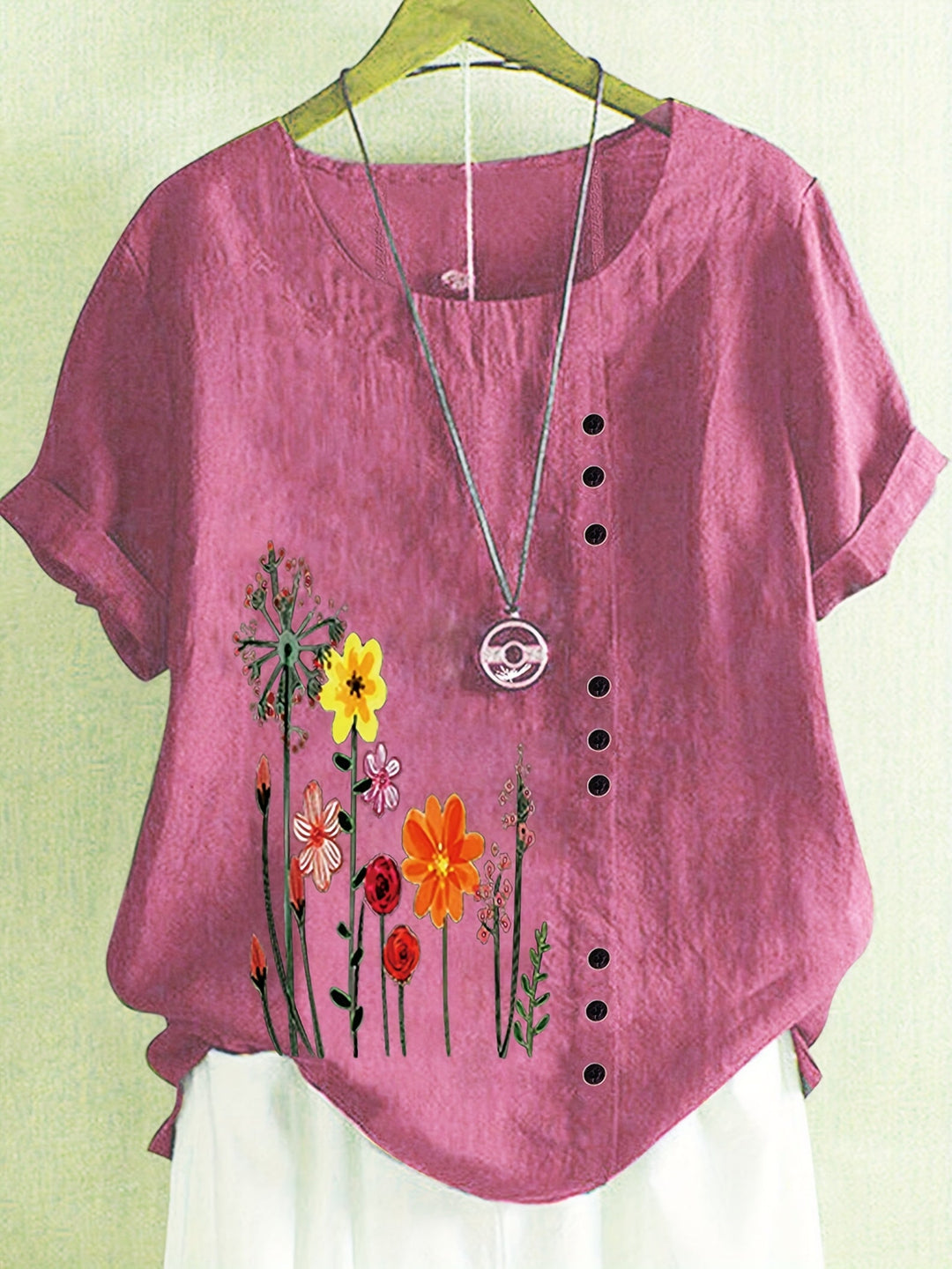 Denise | Soft Floral Comfort Top