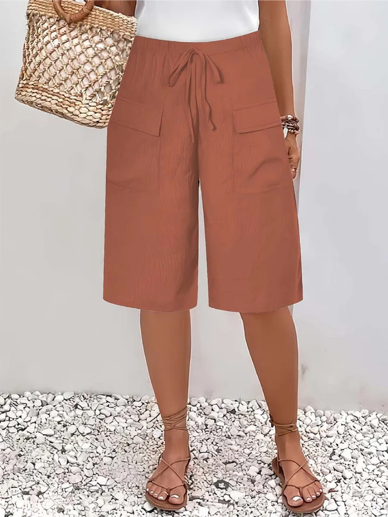 Carla | Elastic Waist Comfort Shorts