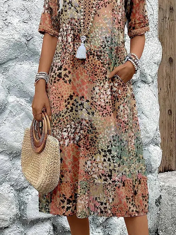 Melissa | Vibrant Midi Dress