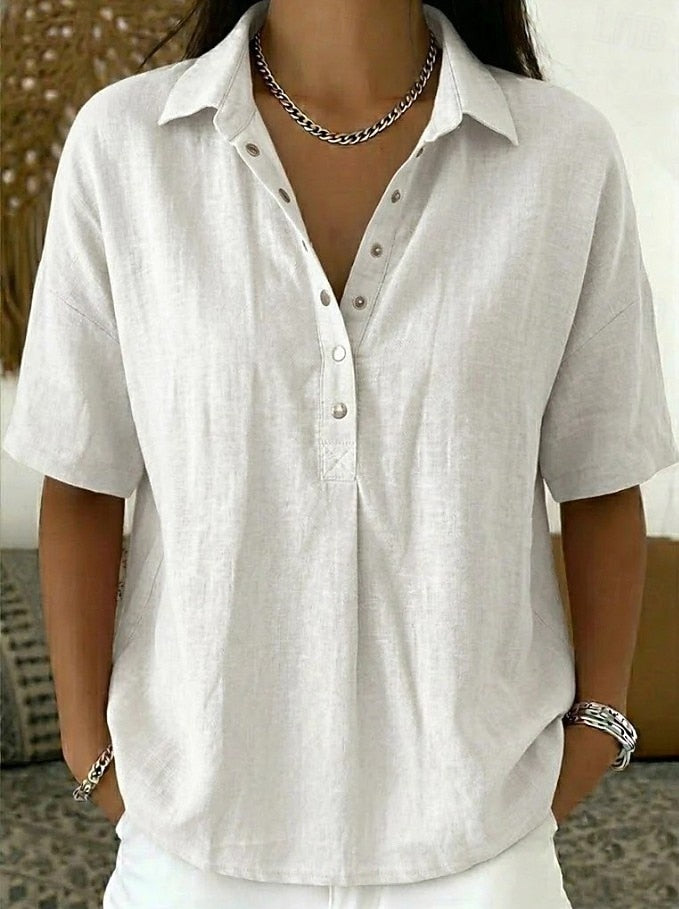 Elaine | Relaxed Collar Blouse
