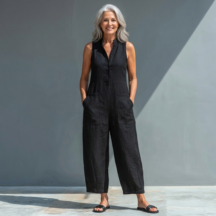 Linda | Relaxed Sleeveless Jumpsuit