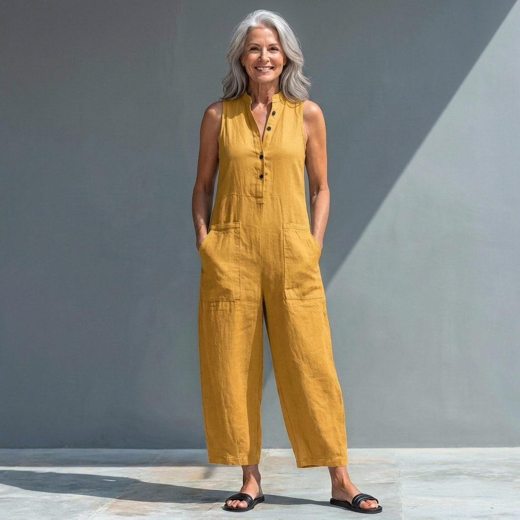 Linda | Relaxed Sleeveless Jumpsuit