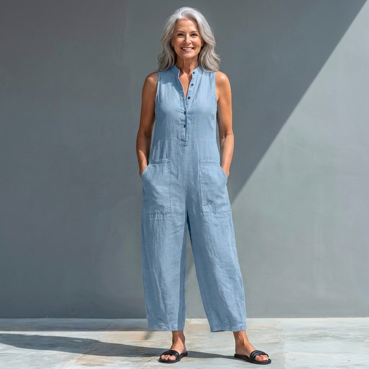 Linda | Relaxed Sleeveless Jumpsuit